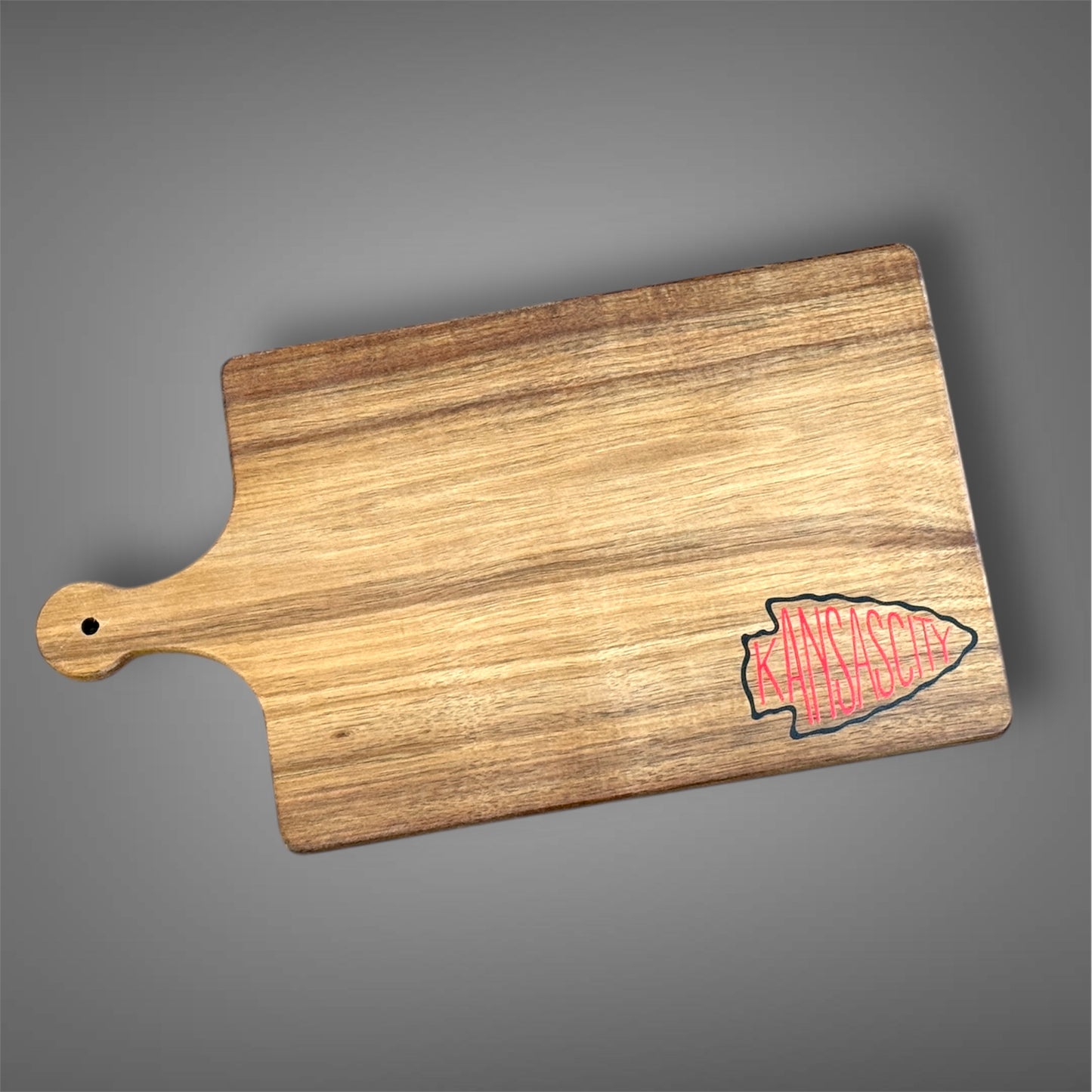 KC Arrowhead Acacia Wooden Cutting Board
