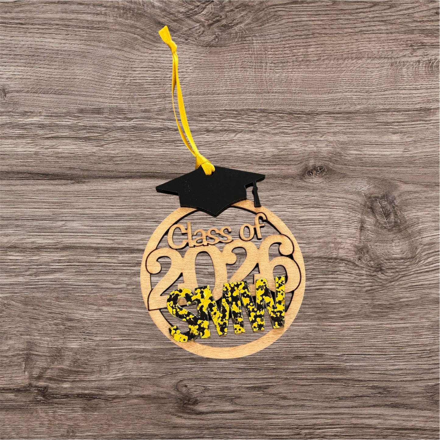 2026 Personalized School Name Graduation Ornament
