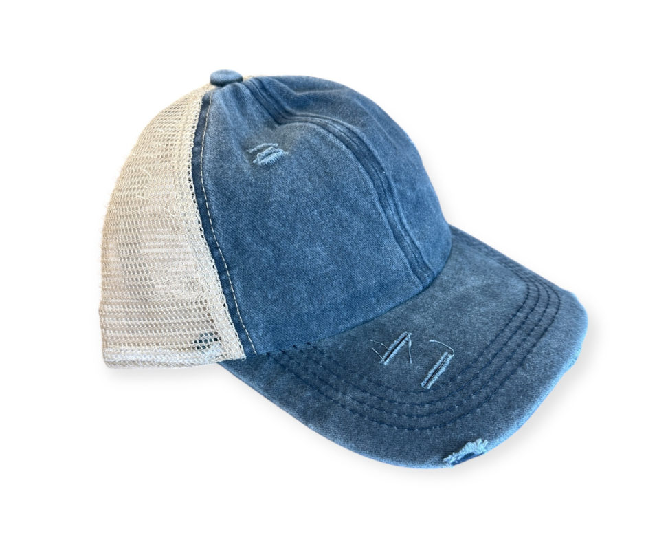 Boy Mama Ponytail Hat