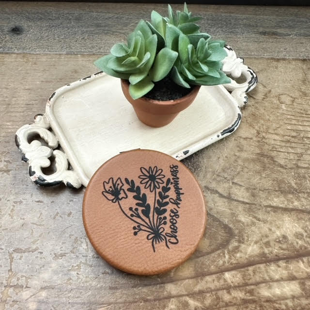 Choose Happiness Compact Mirror