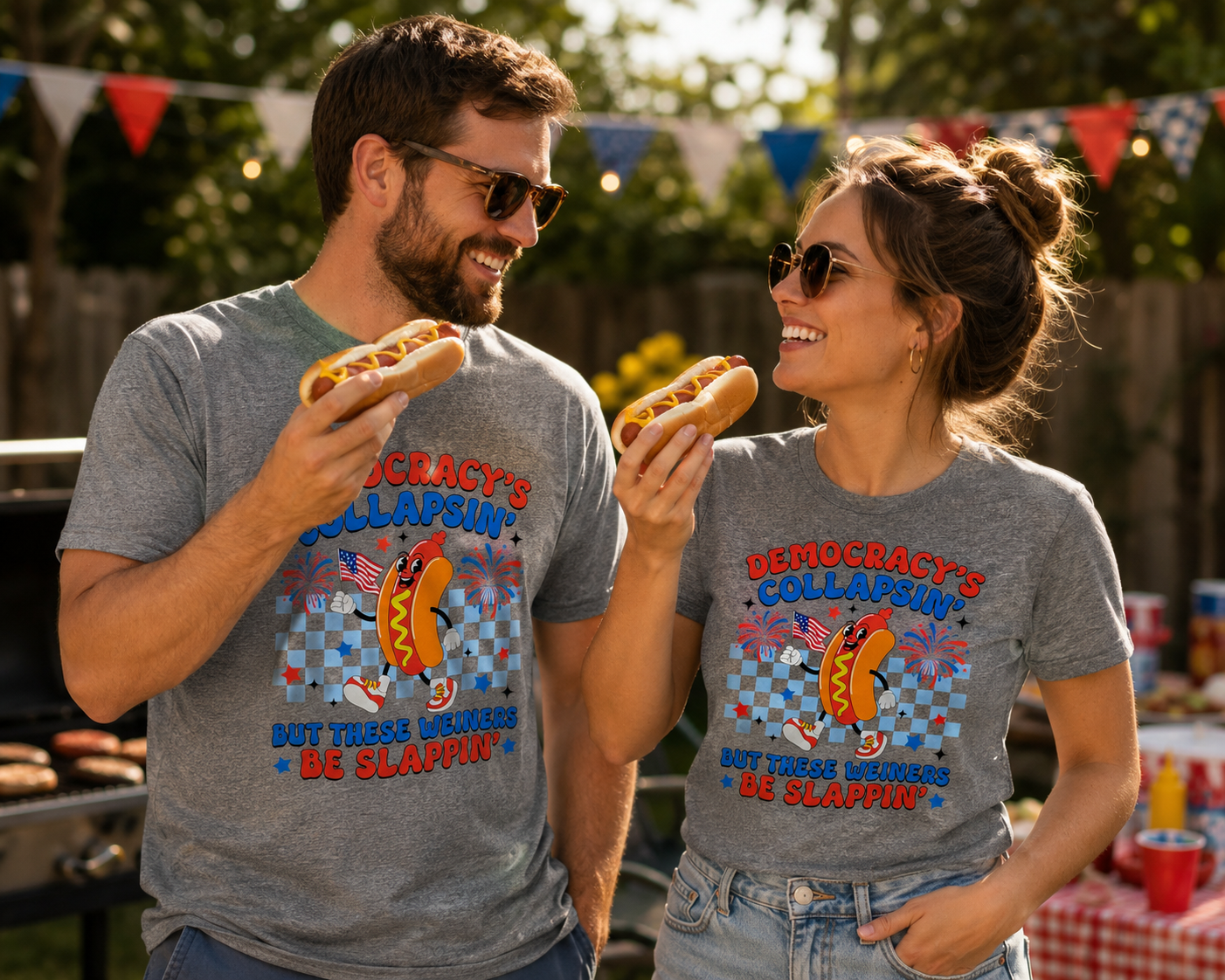 Democracy is Collapsin' Tee | Graphic Shirt