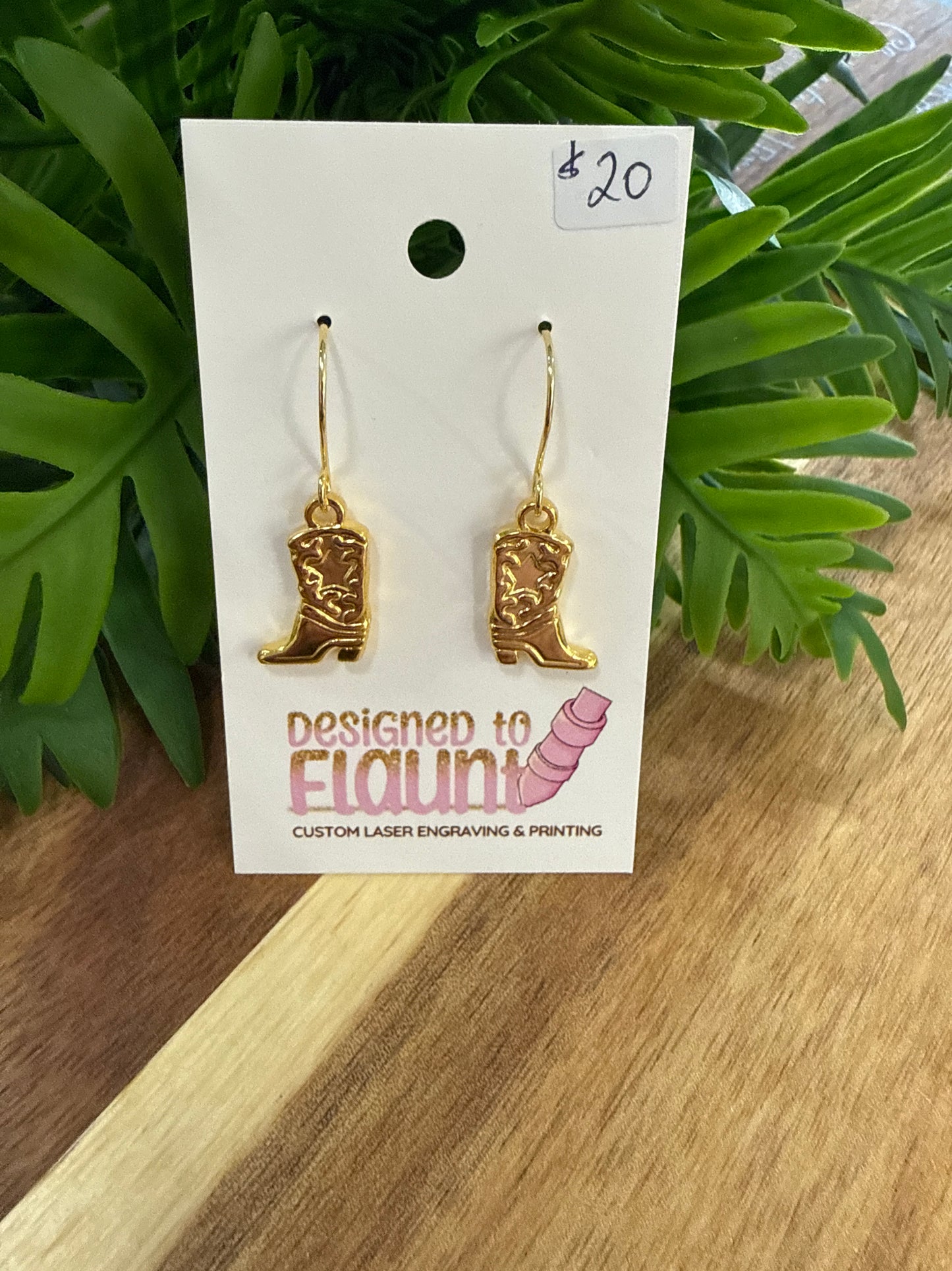 Cowboy Boot Earrings