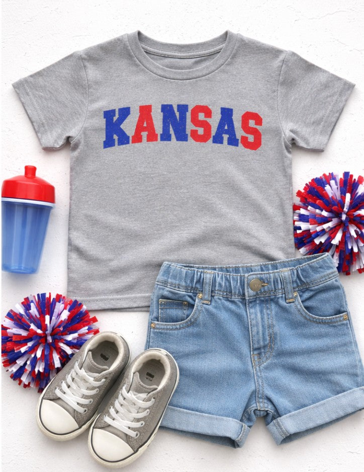Kansas Arched Toddler & Youth Tee