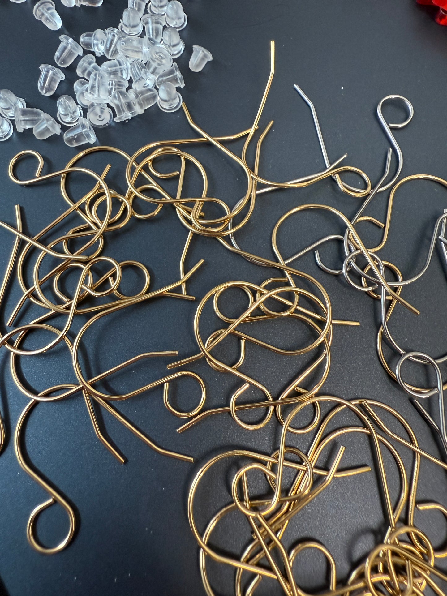 UV Printed Jingle Deer Acrylic Dangle Earrings