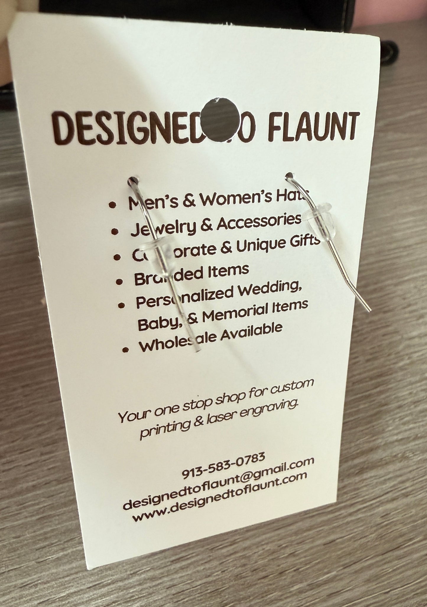 UV Printed Plaid Shamrock Dangle Earrings