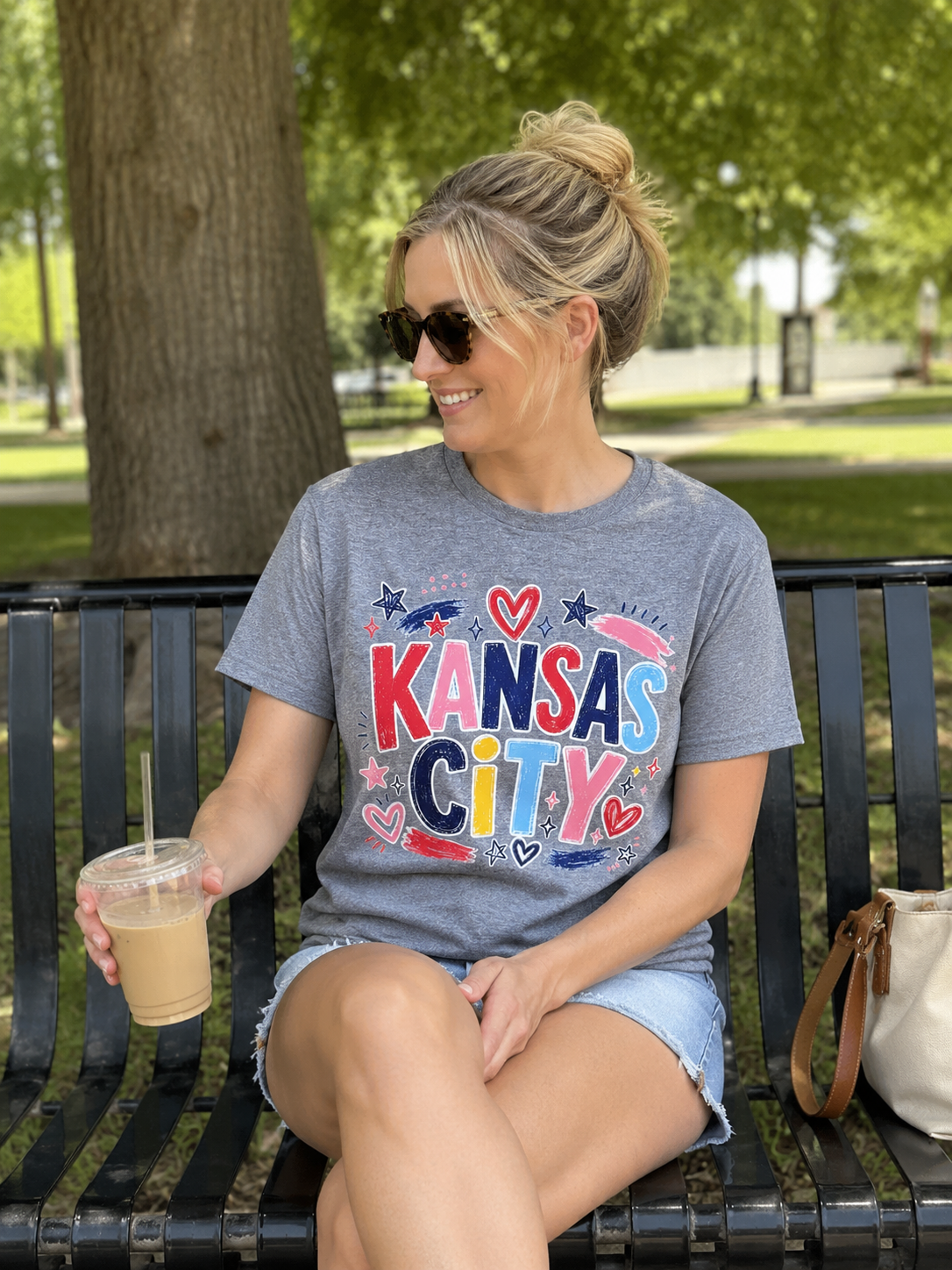 Colorful Kansas City Tee | KC Graphic Shirt