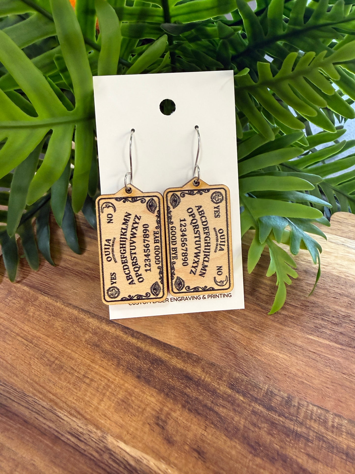 OUIJA Board & Planchette Earrings