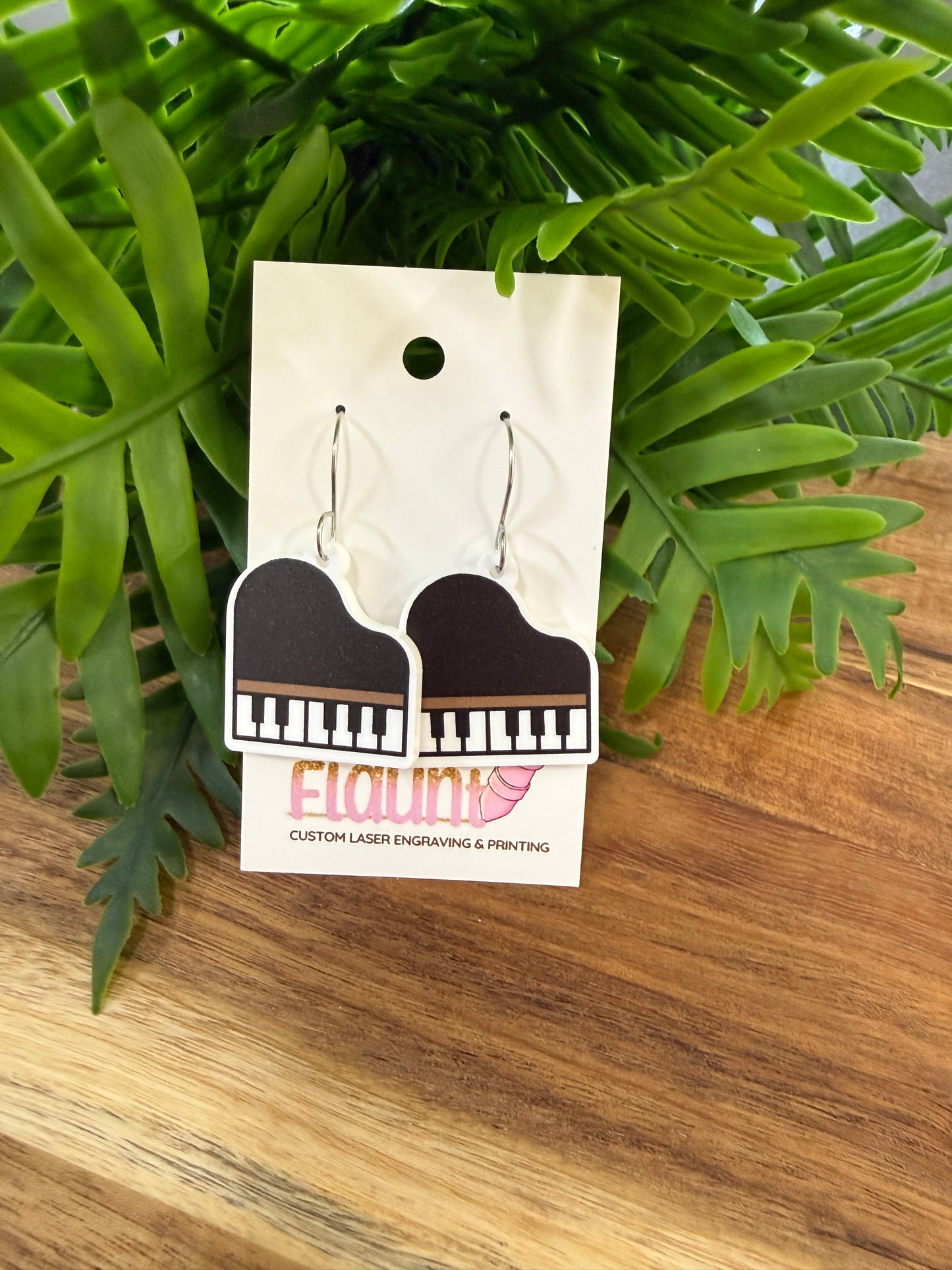 Piano Dangle Earrings | Music Lover Earrings
