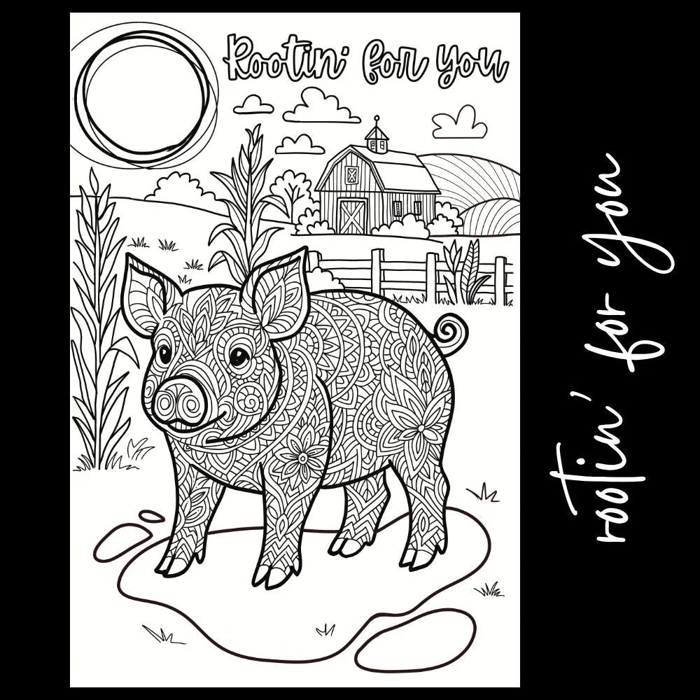 Pig Coloring Page