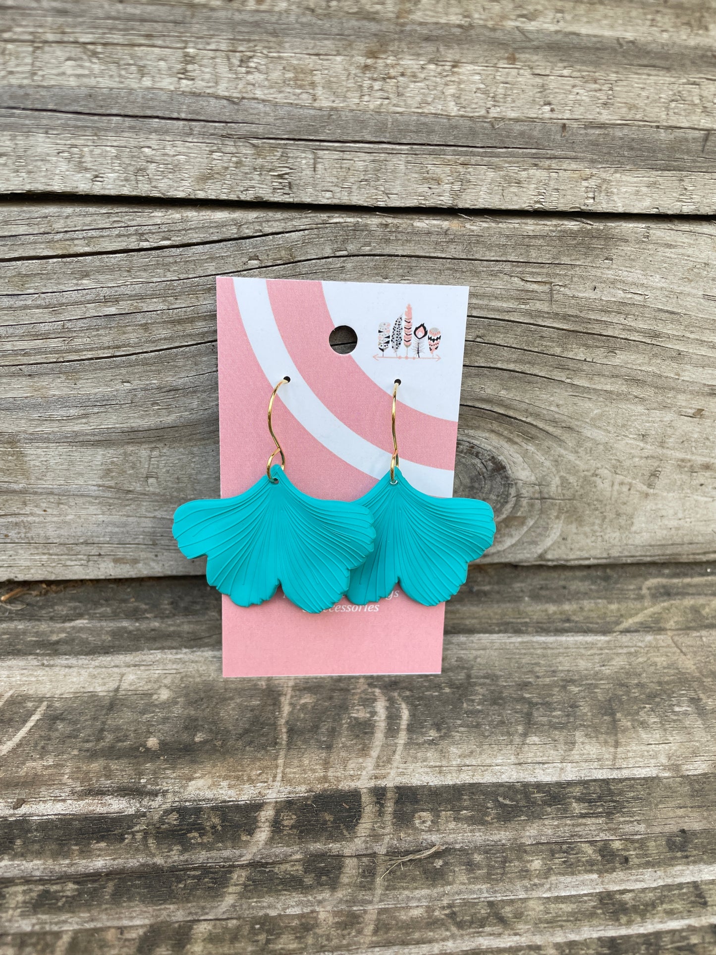 Gingko Leaves Dangle Earrings