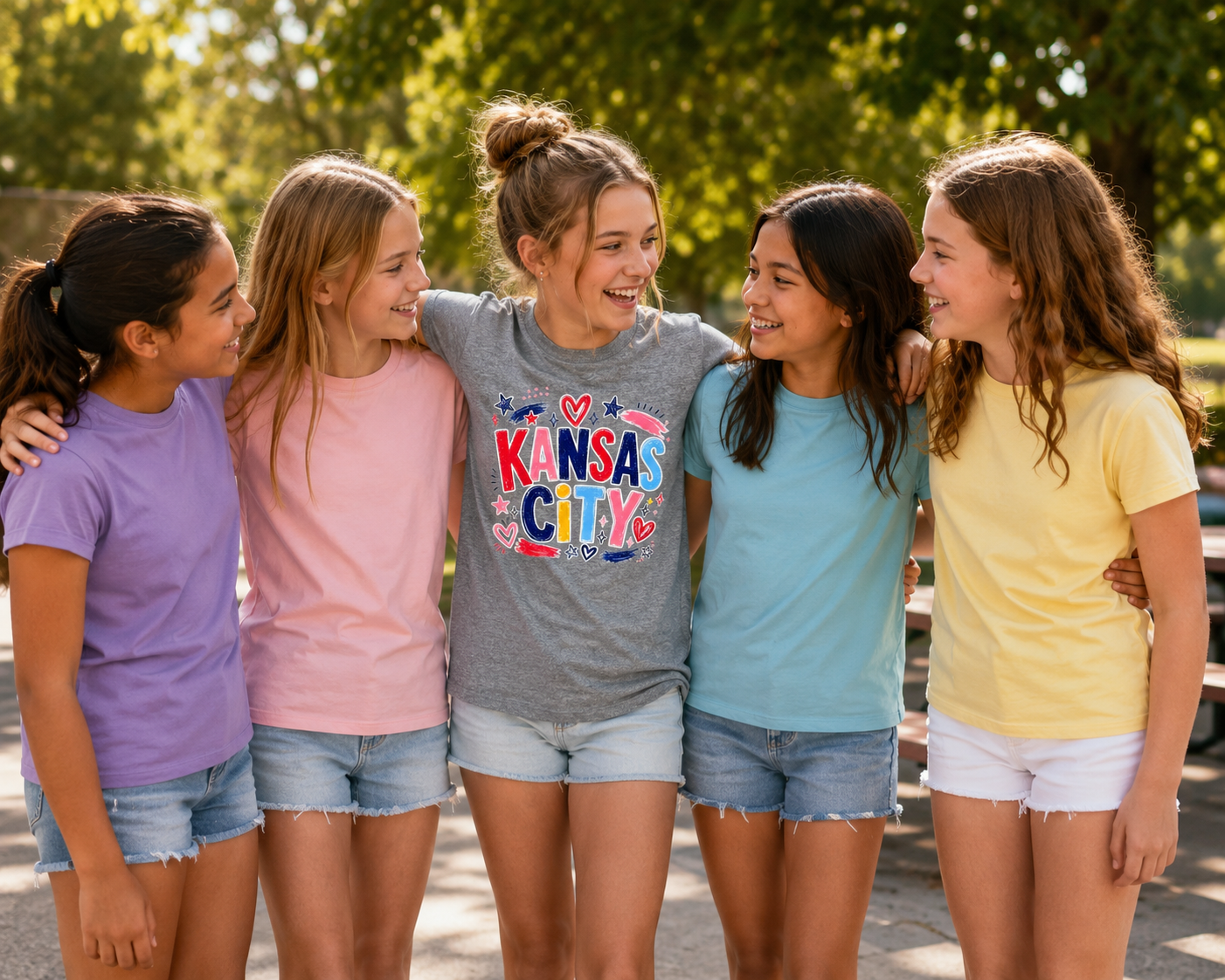 Colorful Kansas City Youth / Toddler Tee