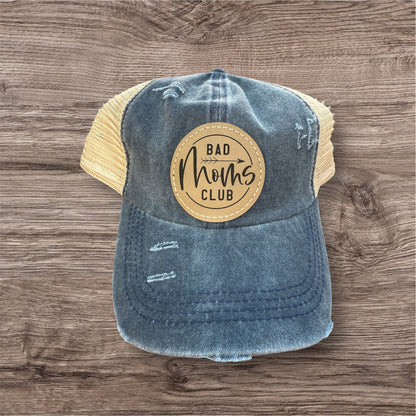 Bad Moms Club Women's Criss Cross Hat