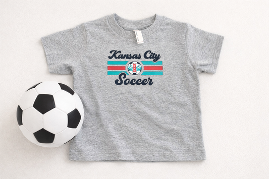Kansas City Retro Soccer Toddler & Youth Tee