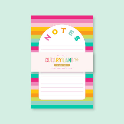 Notepad | 4"x6" | Rainbow Sunset