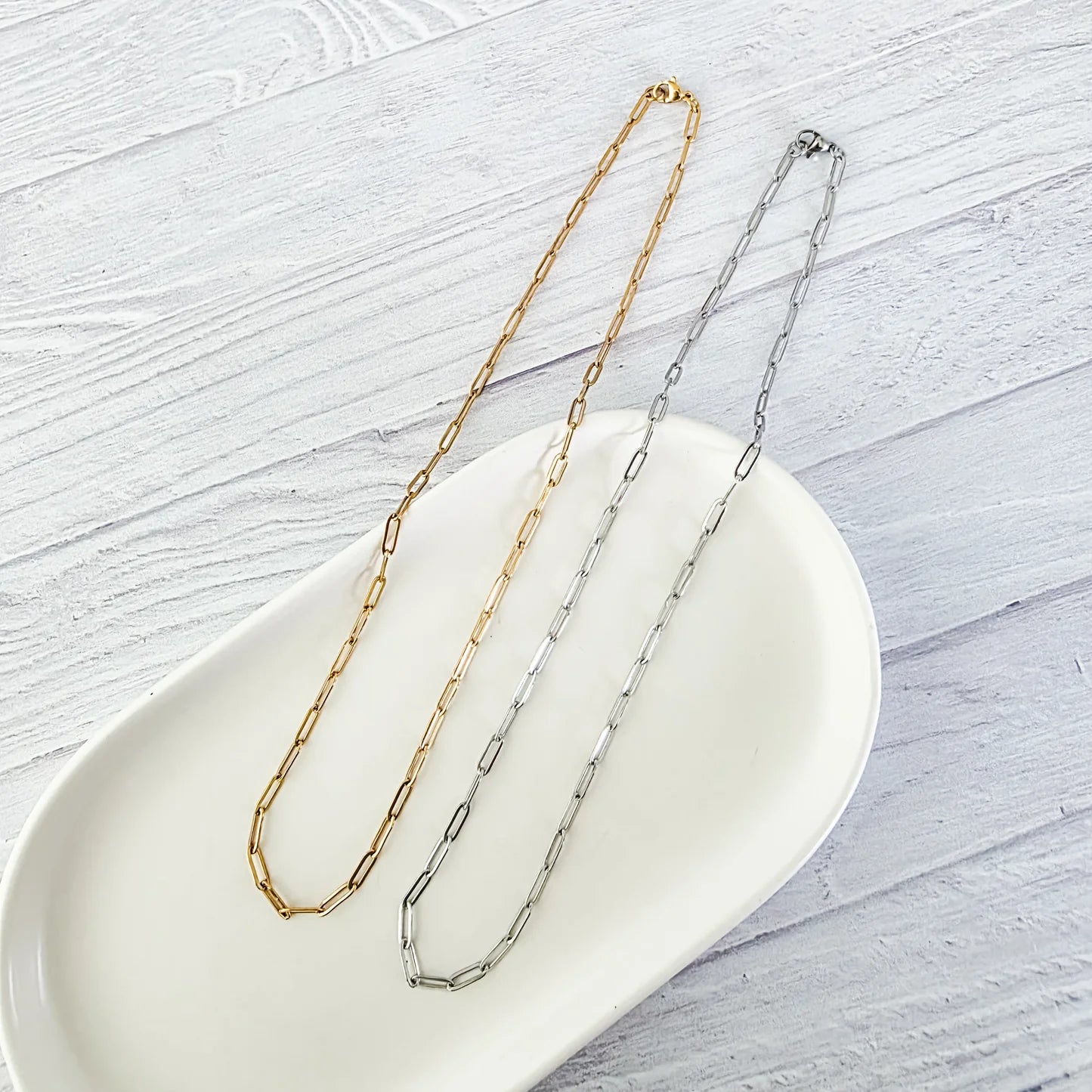 Premium Paperclip Chain Necklace