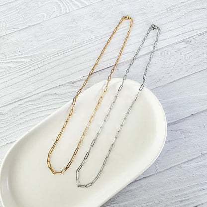 Premium Paperclip Chain Necklace