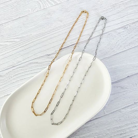 Premium Paperclip Chain Necklace