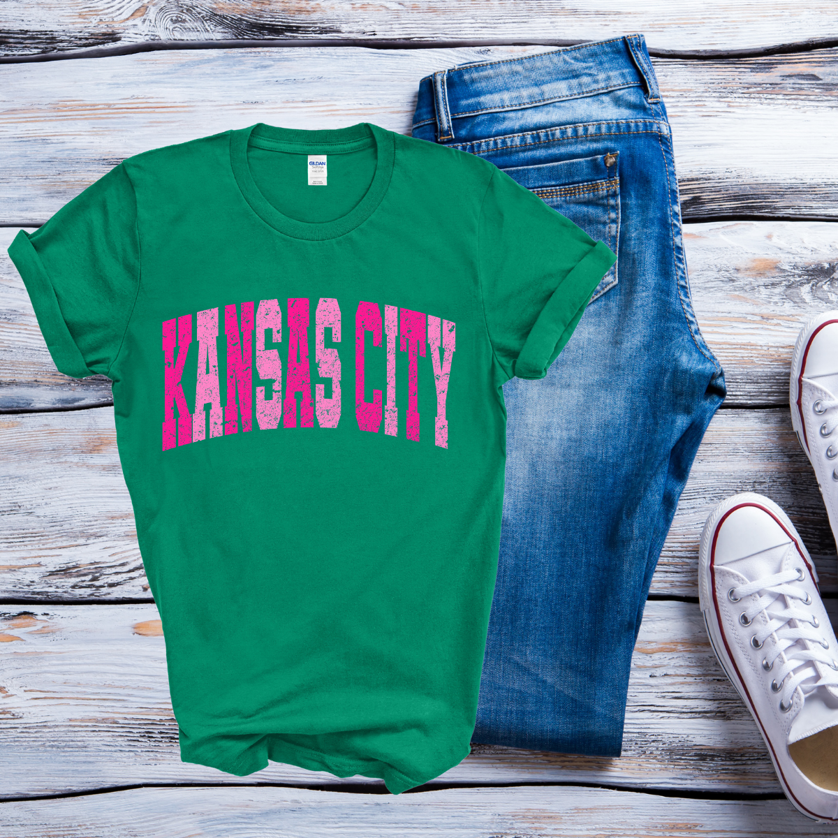 Kansas City Lucky in Love Tee