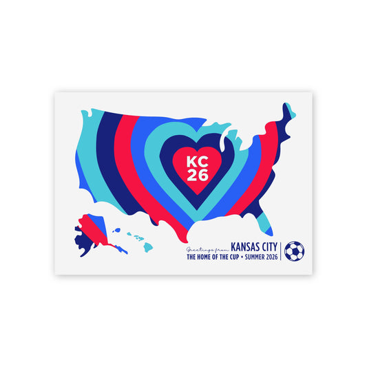 KC Heart of the USA Postcard