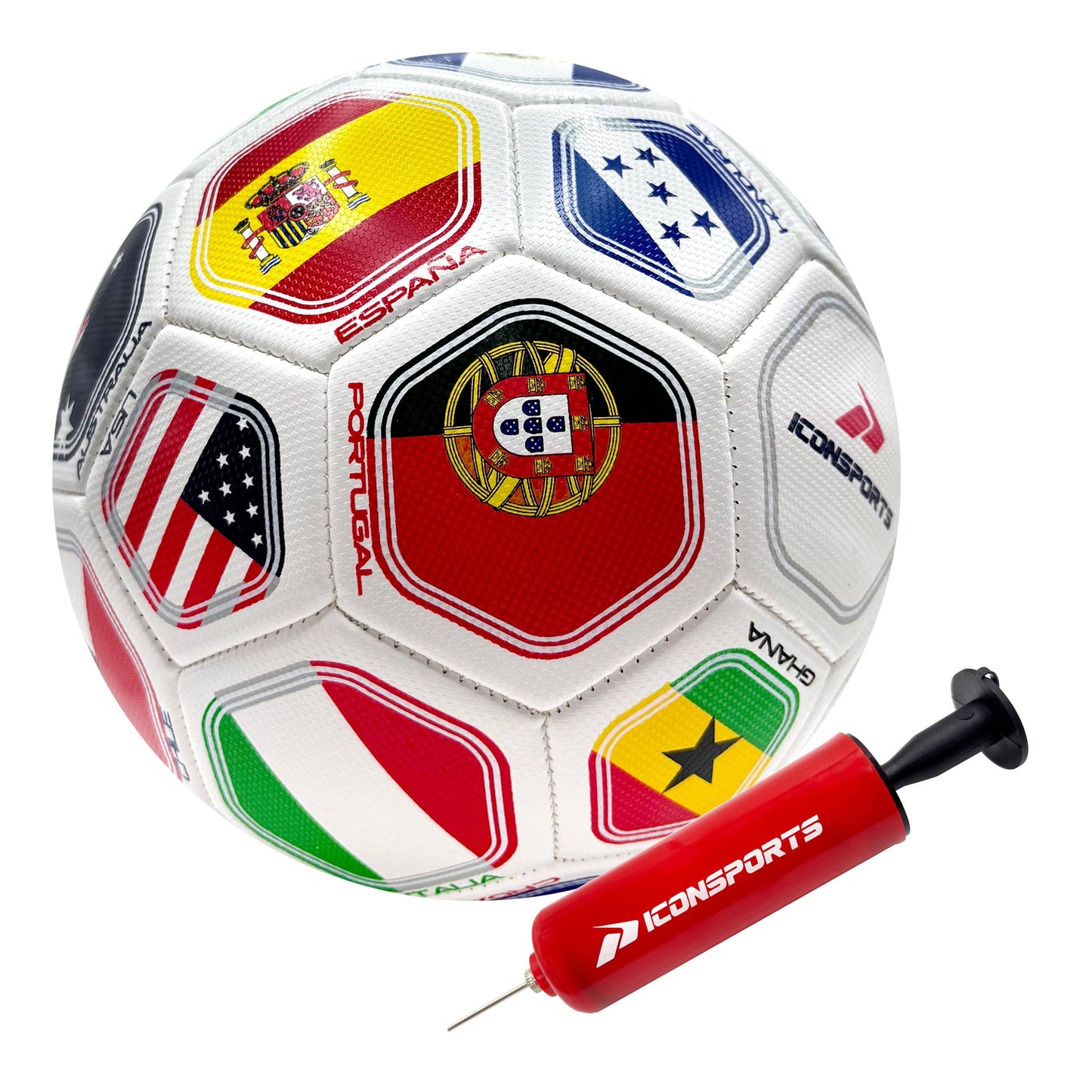 Country Flag Soccer Ball - ISG180BLT