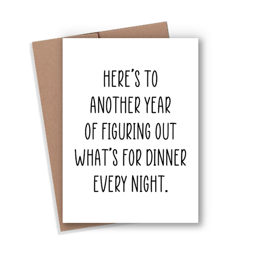 Another Year Together Card