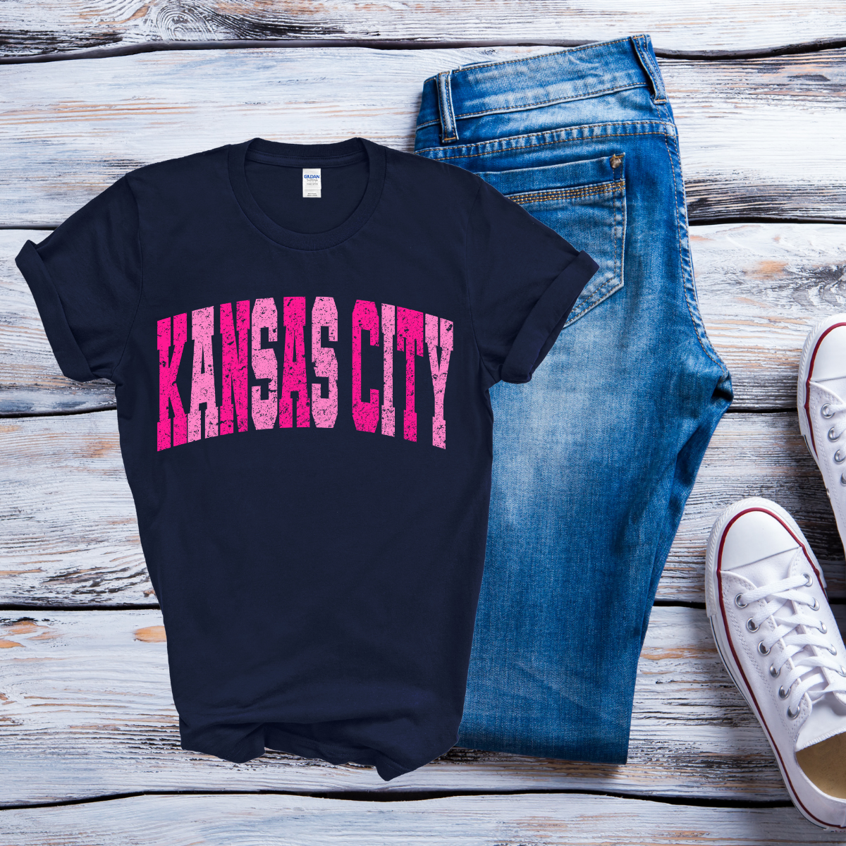 Kansas City Lucky in Love Tee