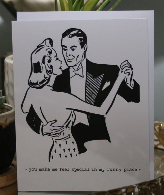 Special in Funny Place Greeting Card
