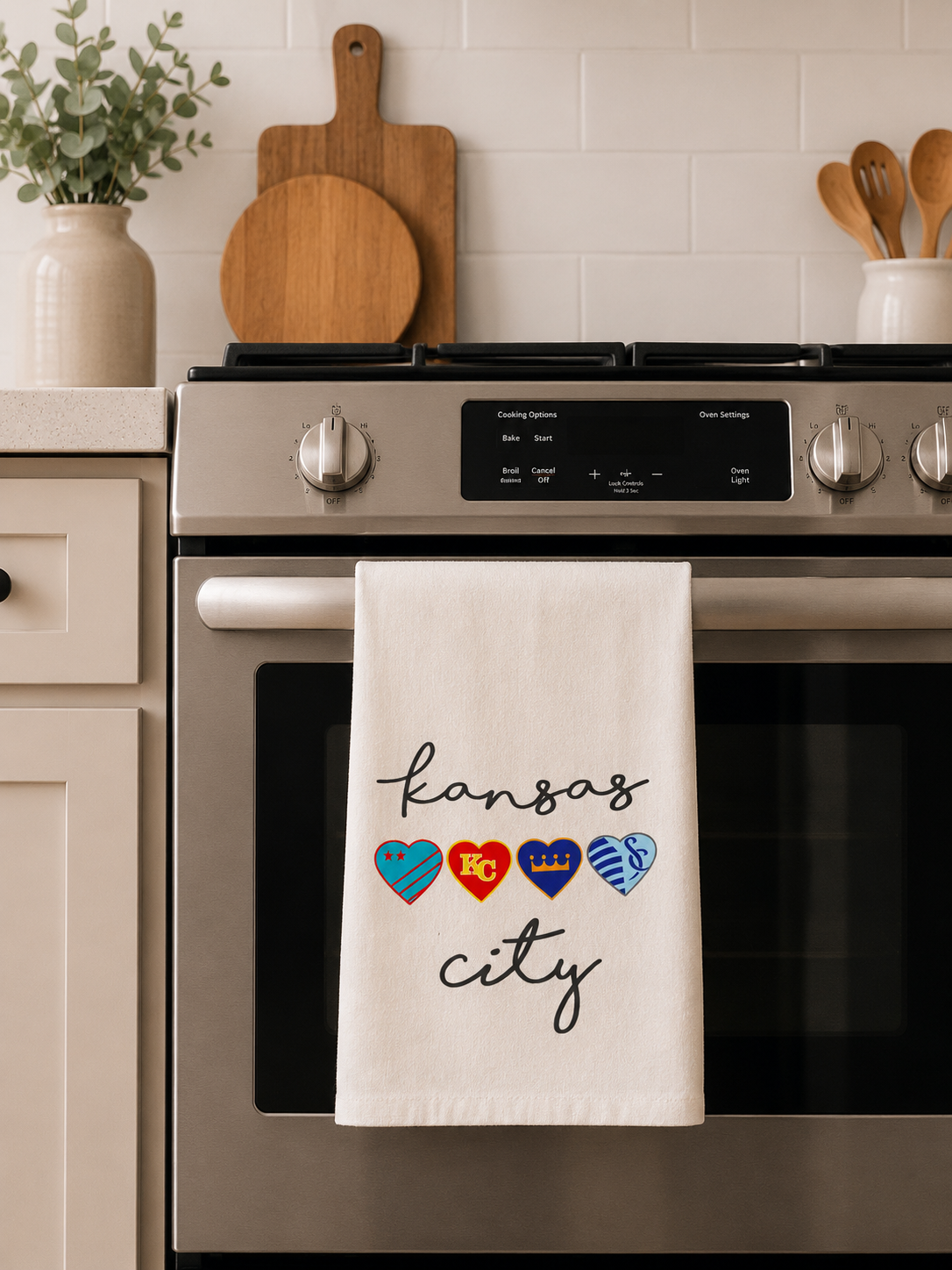 Kansas City Sports Tea Towel | Kansas City Souvenir | KC Gifts