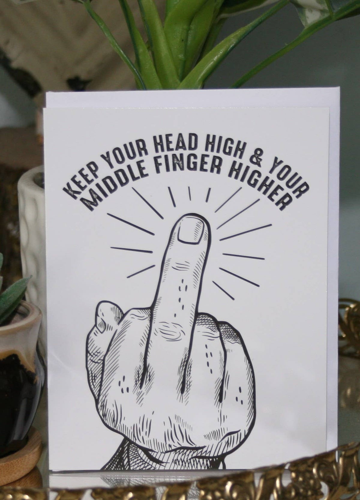 Keep it Higher Greeting Card