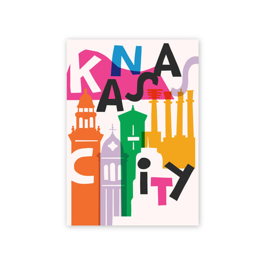 Artful Kansas City Postcard