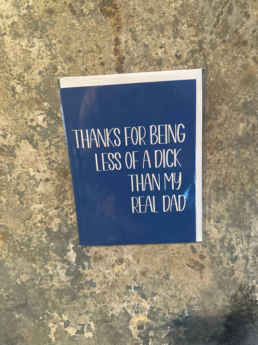 Less of a Dick Greeting Card
