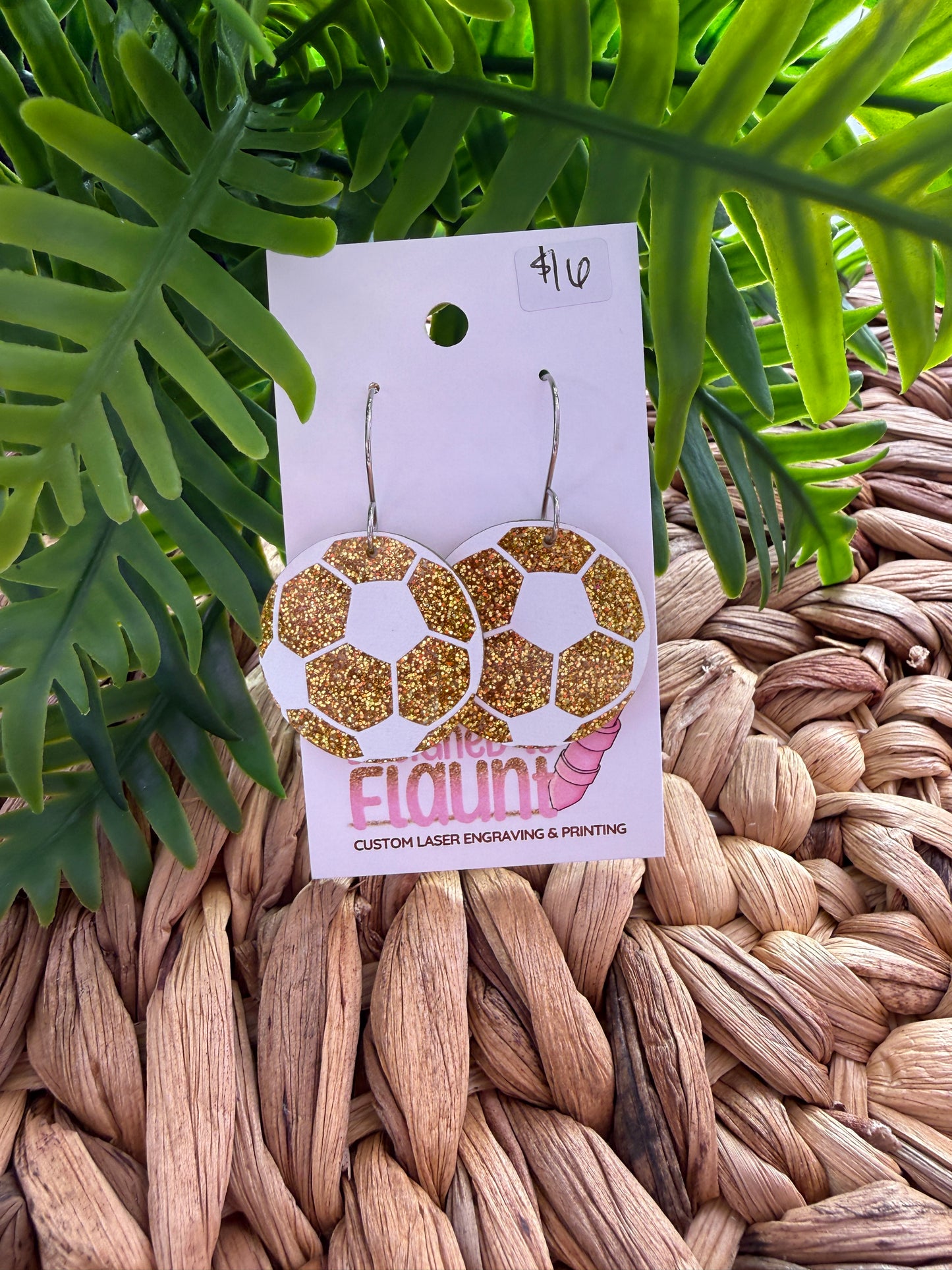Sideline Sparkle! UV Printed Soccer Dangles
