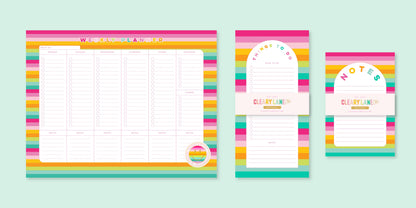 Notepad | 4"x6" | Rainbow Sunset