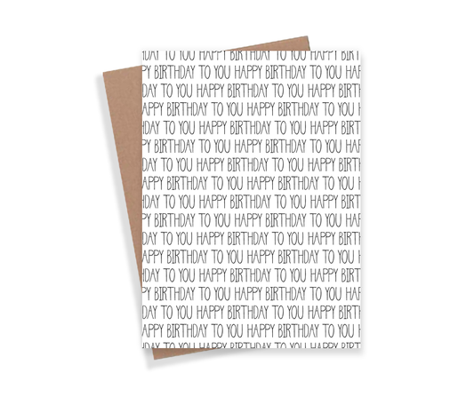 Happy Birthday Card
