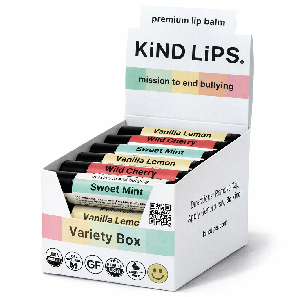 Variety Lip Balm 12 ct Display Box | Organic