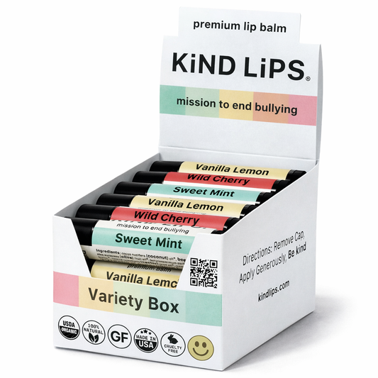Variety Lip Balm 12 ct Display Box | Organic