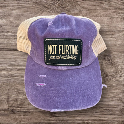 Not Flirting Women's Criss Cross Hat