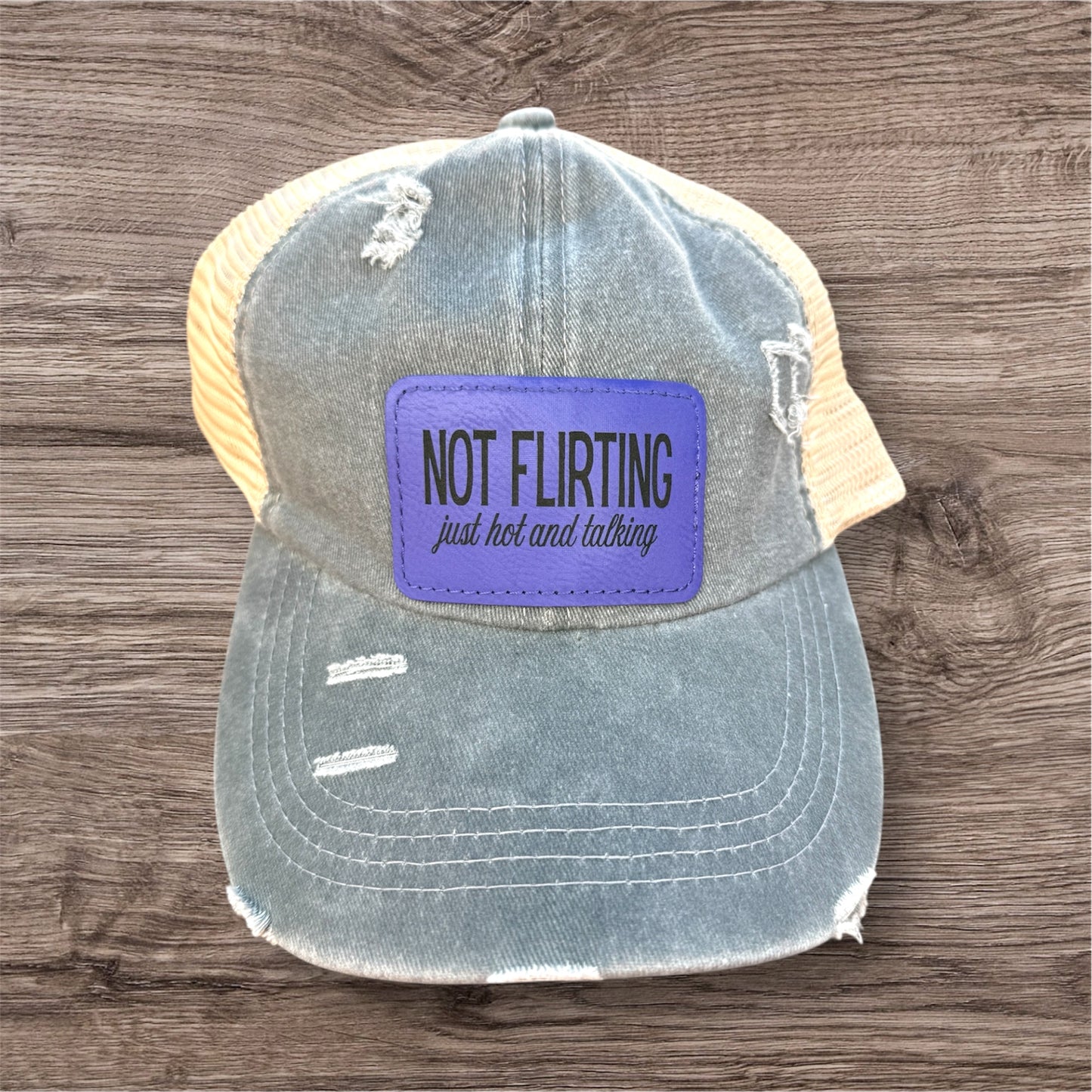 Not Flirting Women's Criss Cross Hat