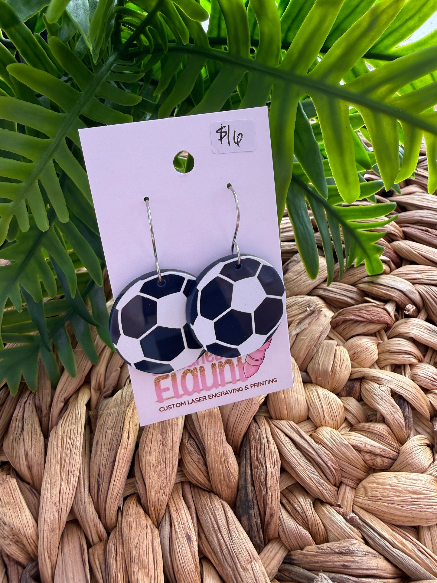 Sideline Sparkle! UV Printed Soccer Dangles