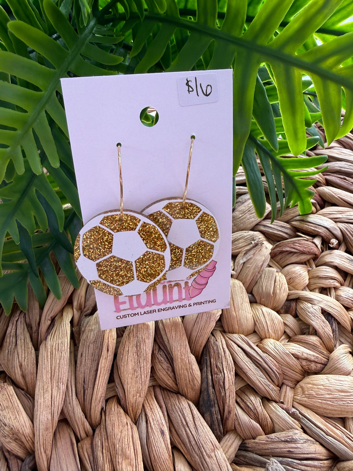 Sideline Sparkle! UV Printed Soccer Dangles