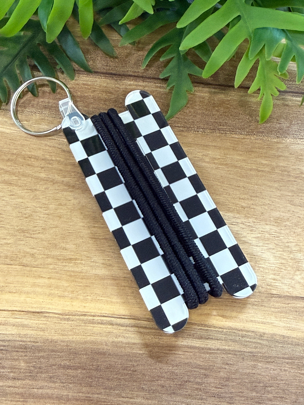 Hair tie Keychain (multiple prints)