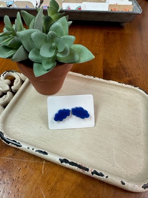 Blue Cloud Studs