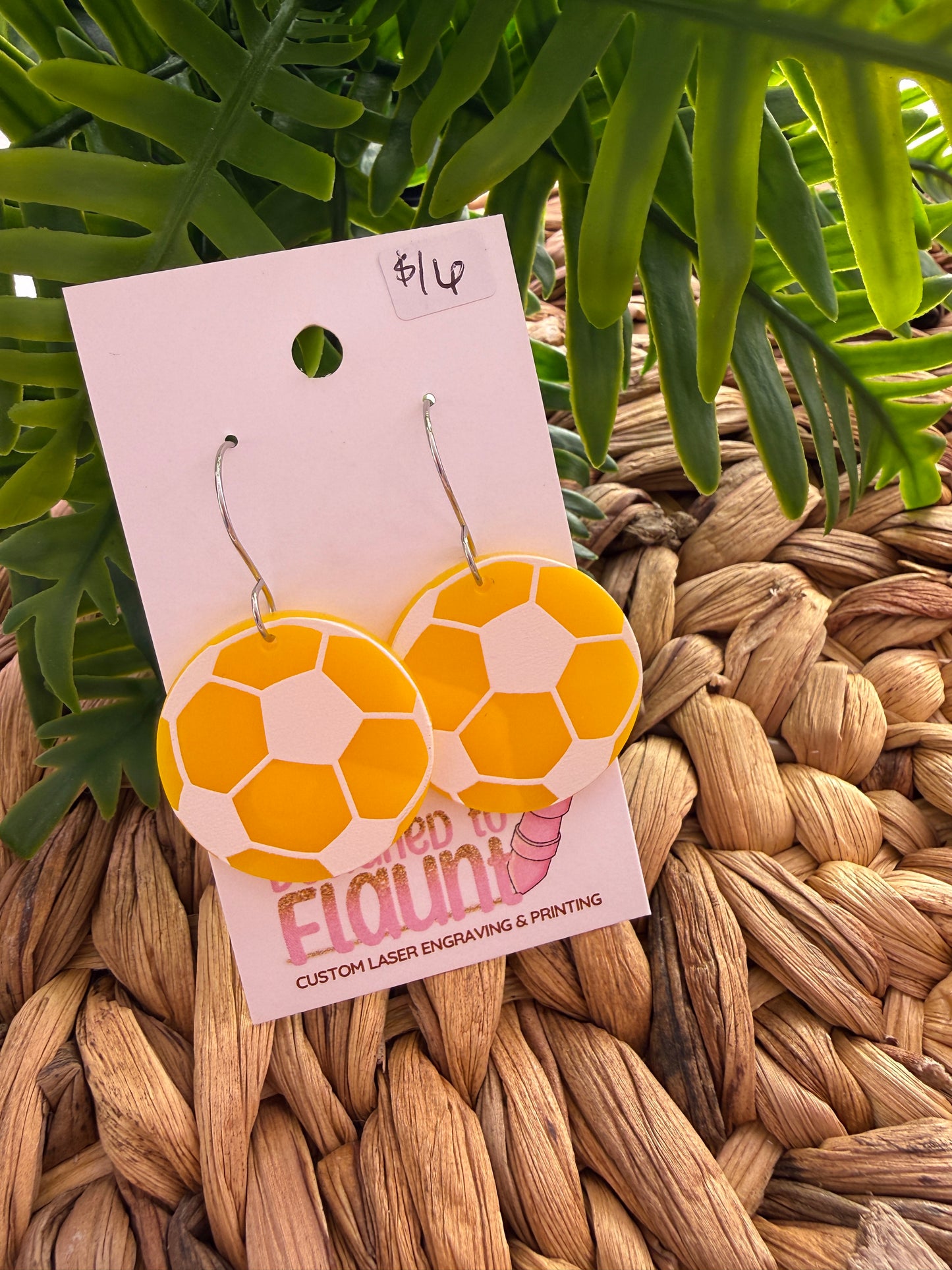 Sideline Sparkle! UV Printed Soccer Dangles