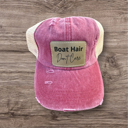 Boat Hair Don't Care Women's Criss Cross Hat
