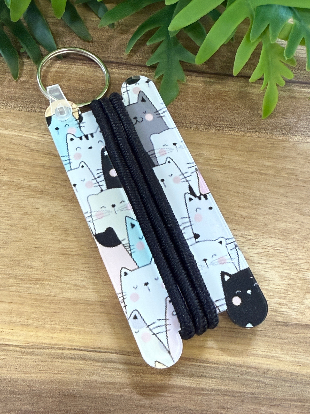 Hair tie Keychain (multiple prints)