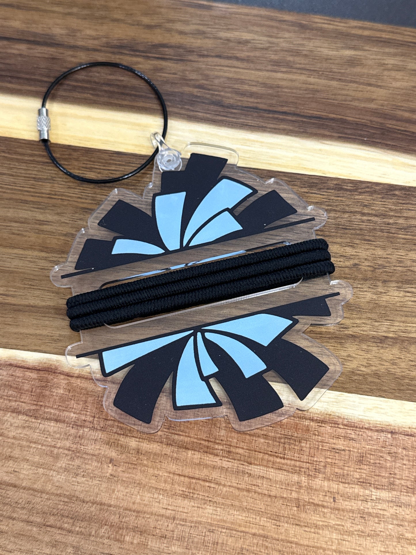 Cheer Ponytail Holder Keychain | Cheer Gifts | Custom Team Gifts | Fundraiser Ideas