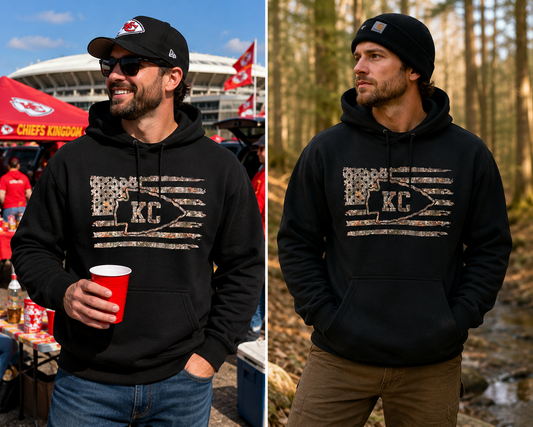 KC Camo Flag Hoodie