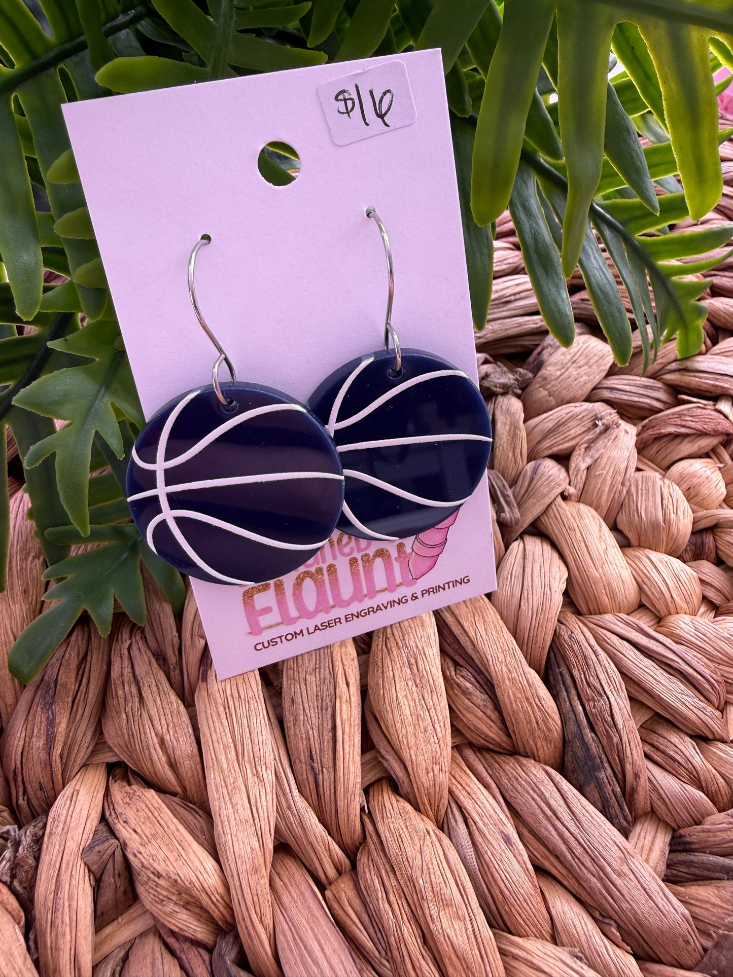 Full-Court Sparkle! UV Printed Basketball Dangles
