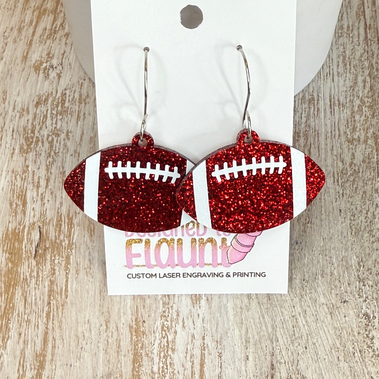 UV Printed Friday Night Lights Acrylic Dangle Earrings