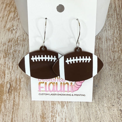 UV Printed Friday Night Lights Acrylic Dangle Earrings